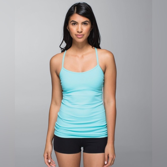 lululemon athletica Tops - Lululemon Power Y Tank *Luon
Angel Blue